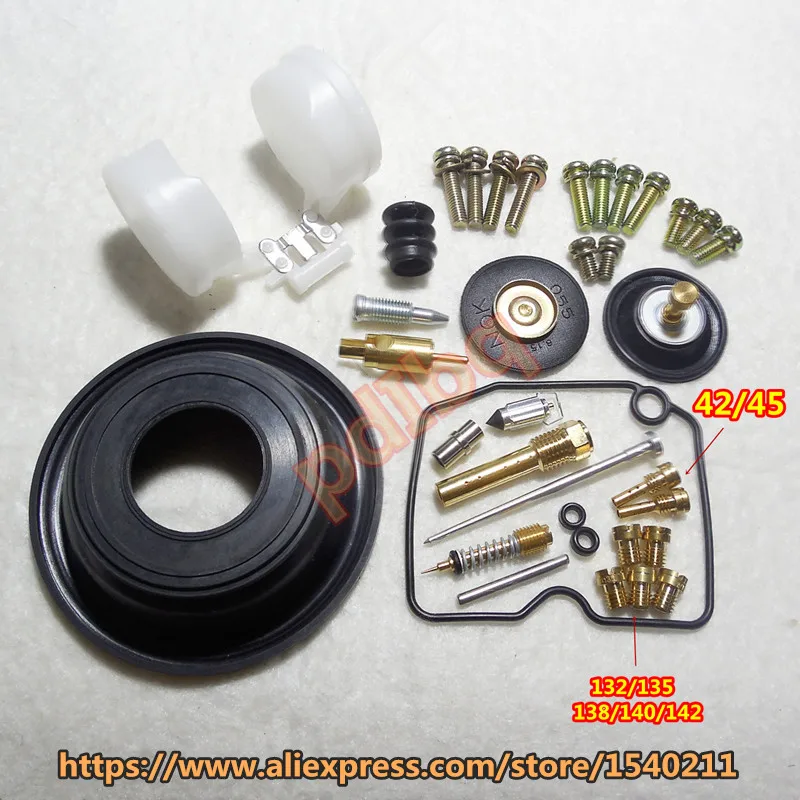 

(1 set $ 26) 2000~04 year KPS vulcan vn1500 Drifter carburetor repair kit Configure vacuum diaphragm and float