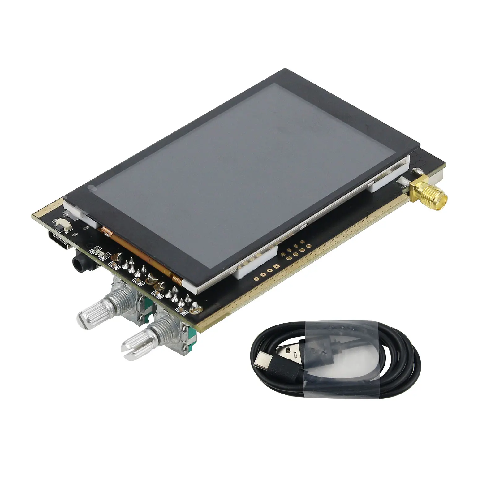 Hola-SDR DSP полный режим 50K-200 МГц 400-2000 МГц Малахит SDR приемник плата с 3,5 дюймовым сенсорным IPS экраном