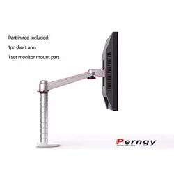 OA-PT01S aluminum foldable short arm monitor mount accessory extension arm for OA-7/OA-7x/OA-3/OA-8/OA-4s/OA-3S Monitor arm part