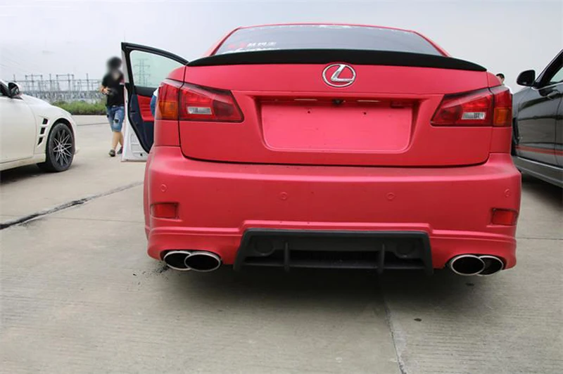 Fit for Lexus IS250 IS300 IS350  2008 2009 2010 2011 2012 2013 ABS Plastic Unpainted Primer Color Exterior Rear Wing Spoiler