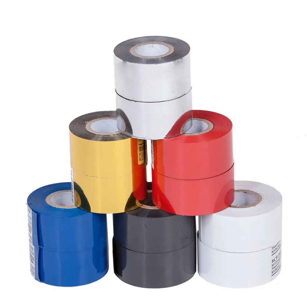 3Pcs HP-241&DY-8 Coding Date Printing Machine colorful Color Ribbons Accessories 30mmx100m