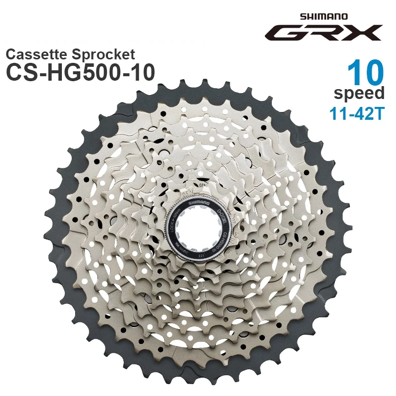 SHIMANO DEORE GRX 10v Cassette Sprocket  10-Speed HYPERGLIDE HG50-10 11-36T MTB / HG500-10 Road bike - Original parts