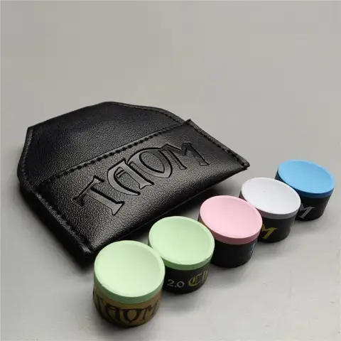 TAOM Chalk Paunch Leather Chalk Holder Professional Pool Pyramid Snooker Carom Billiards Chalk Bag Billiard Accessories