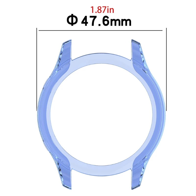 Ultra-Slim Soft TPU Watch Case Skin Shell Protective Cover Sleeve for -Xiaomi Mi Watch Color Sports Edition