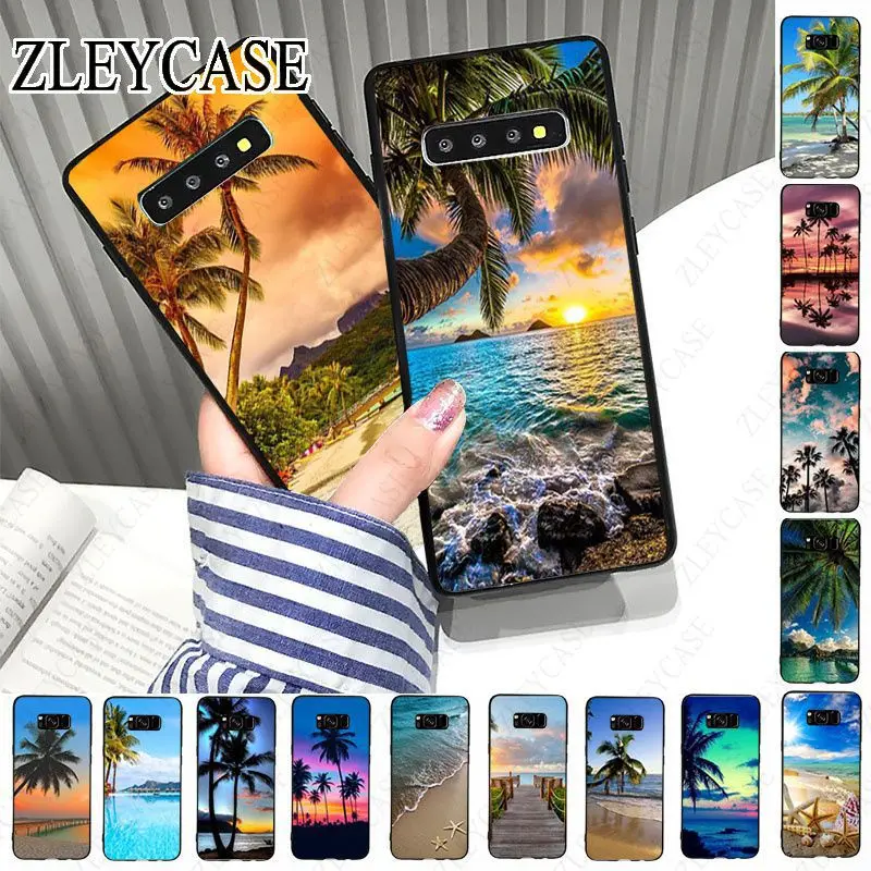 blue Ocean island wave beach scenery fundas For Samsung Galaxy S24ULTRA S23ULTRA S21FE S24 S22PLUS S20PLUS s20ULTRA S20FE Cases