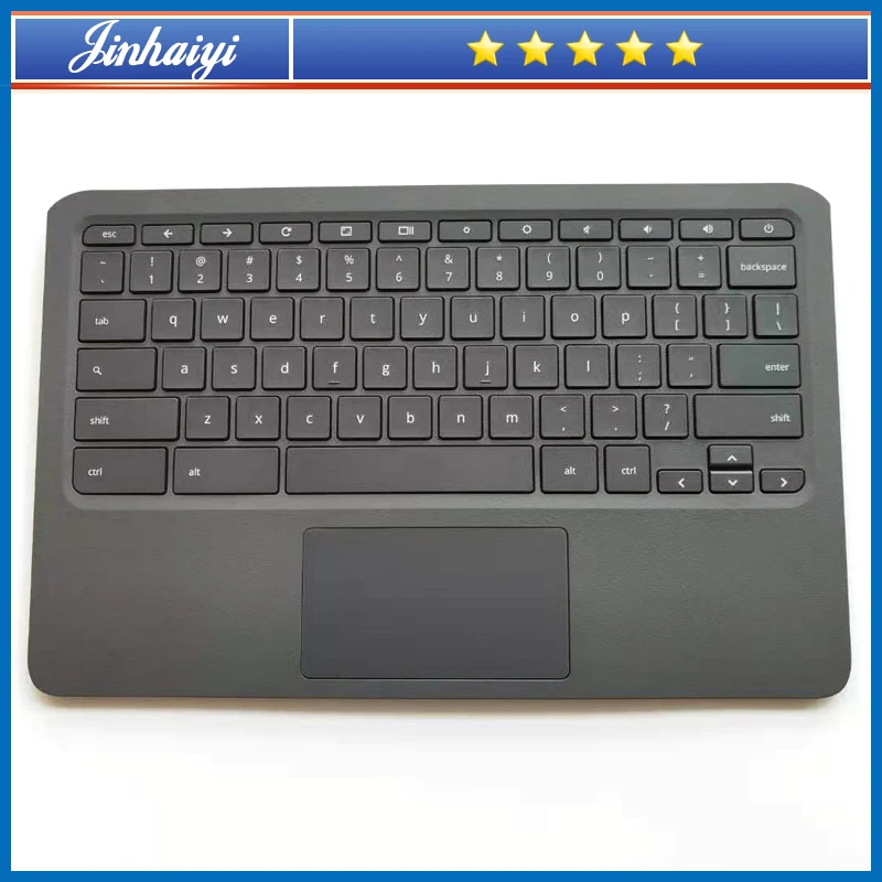 

Laptop keyboard upper cover for HP Chromebook 11 G6 EE palm rest touchpad L14921-001