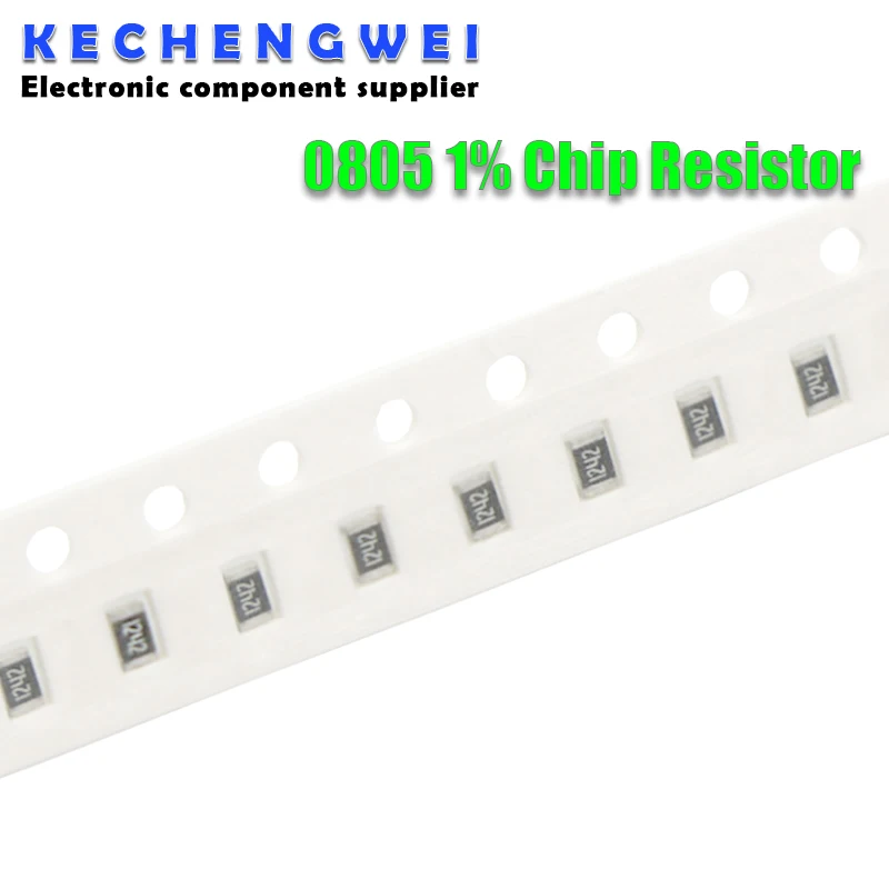 100szt 1% 0805 Rezystor SMD 0R ~ 10M 1/8W 0 0.1 1 10 100 150 220 330 ohm 1K 2.2K 4.7K 10K 100K 1R 10R 100R 150R 220R 330R 1M 10M