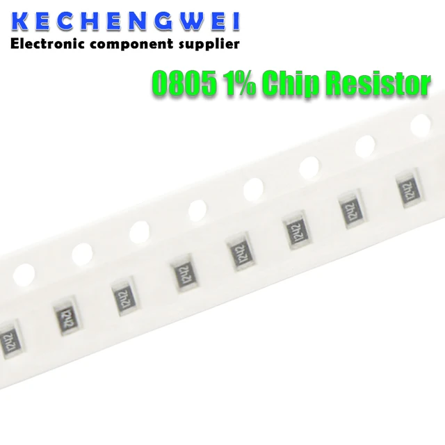 100szt 1% 0805 Rezystor SMD 0R ~ 10M 1/8W 0 0.1 1 10 100 150 220 330 ohm 1K 2.2K 4.7K 10K 100K 1R 10R 100R 150R 220R 330R 1M 10M