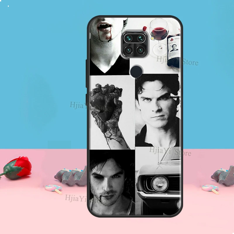 Damon Salvatore The Vampire Diaries Case For Redmi Note 8 9 10 11 12 Pro Plus 10S 11S 12S Cover For Redmi 9C 10A 10C 12C Coque