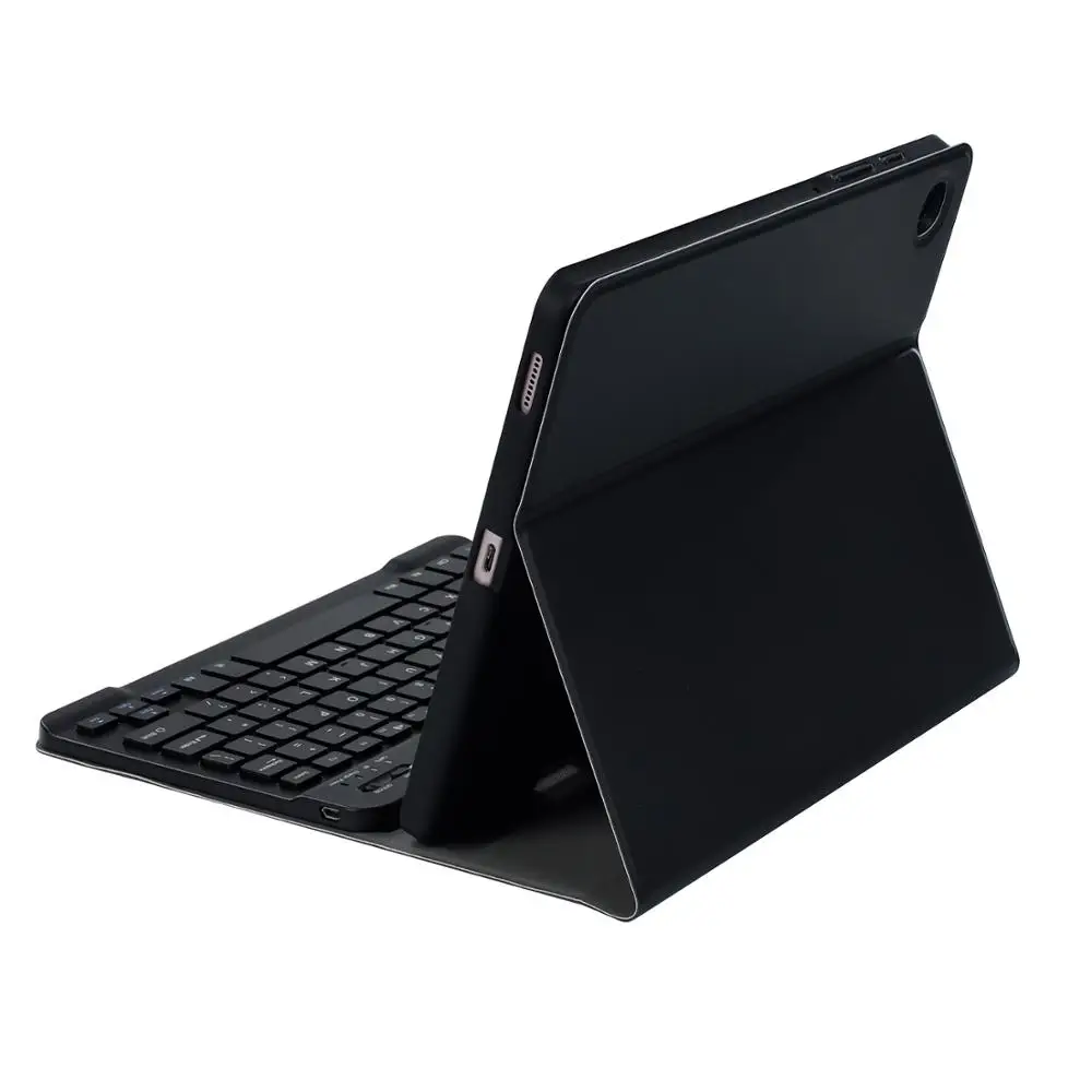 Imagem -05 - Teclado sem Fio para Samsung Tab s6 Lite 10.4 P610 P615 Ultra-fino Destacável Case de Couro de Teclado Bluetooth com Slot de Caneta