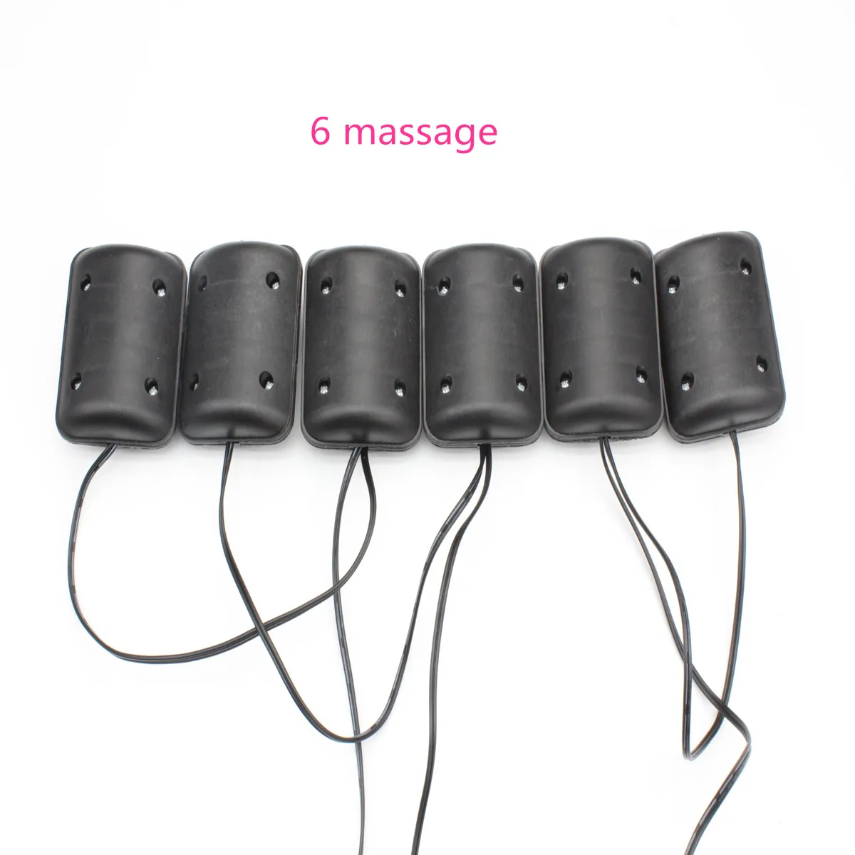 Massage chair electric massage vibrator car seat covers lumbar vibration parts with6 vibrating motors for seat bed pillow back