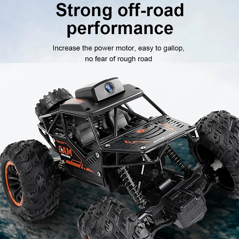 Rc Car With HD 720P WIFI FPV Camera Machine On Remote Control Stunt 1:18 2.4G SUV Radiocontrol Climbing Toys For Kids on a Sign