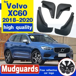 4Pcs Front Rear Car Mud Flaps For Volvo XC60 2018-2020 Mudflaps Splash Guards Mud Flap Mudguards Accessories 31435990/31435991