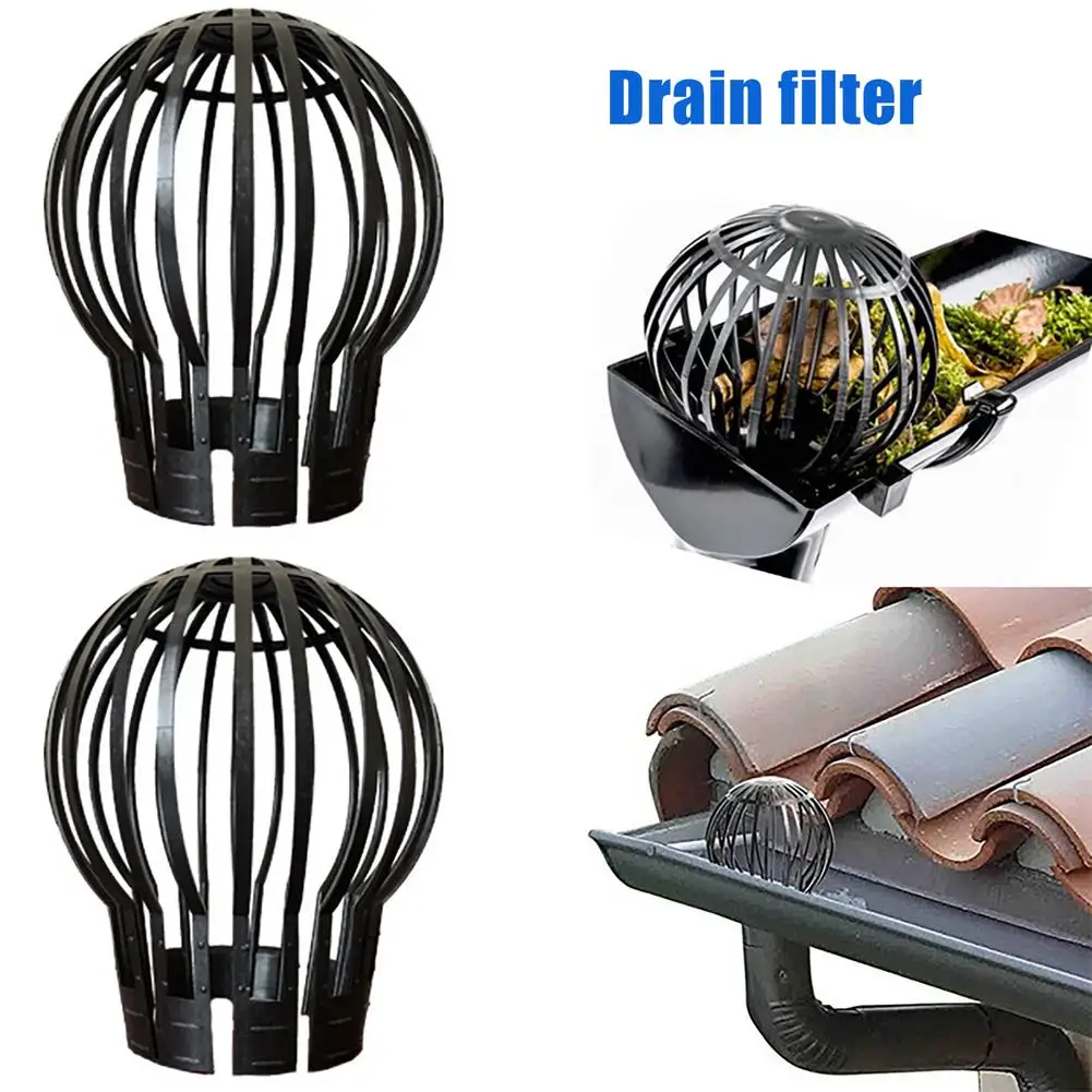 Gutter Guard Downspouts Filter Strainer Preventing Leaf Debris Branches Roof Moss From Clogging The Pipes Gutter Guard Strainer