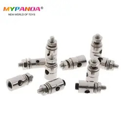 10Pcs 2.1Mm/1.8Mm/1.5Mm/1.1Mm Rc Vliegtuig Boot Stuurstang Linkage Stopper Servo connectors Verstelbare Diameter Helicopter Rc Boot