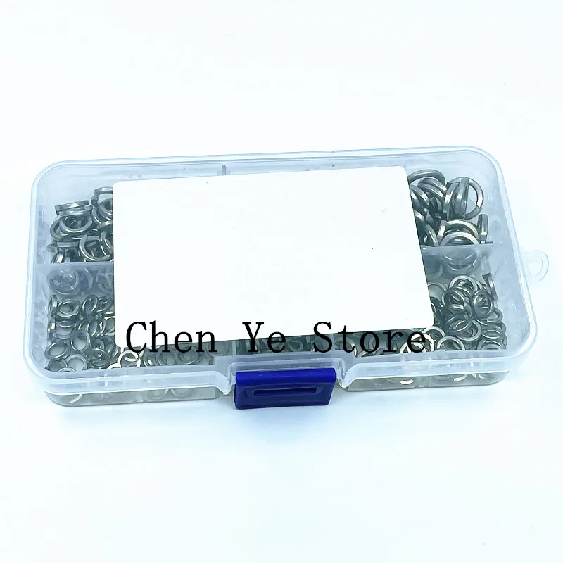 Free Shipping 300pcs lock washers set stainless steel M3 M4 M5 M6 M8 spring lock washer assortment kit