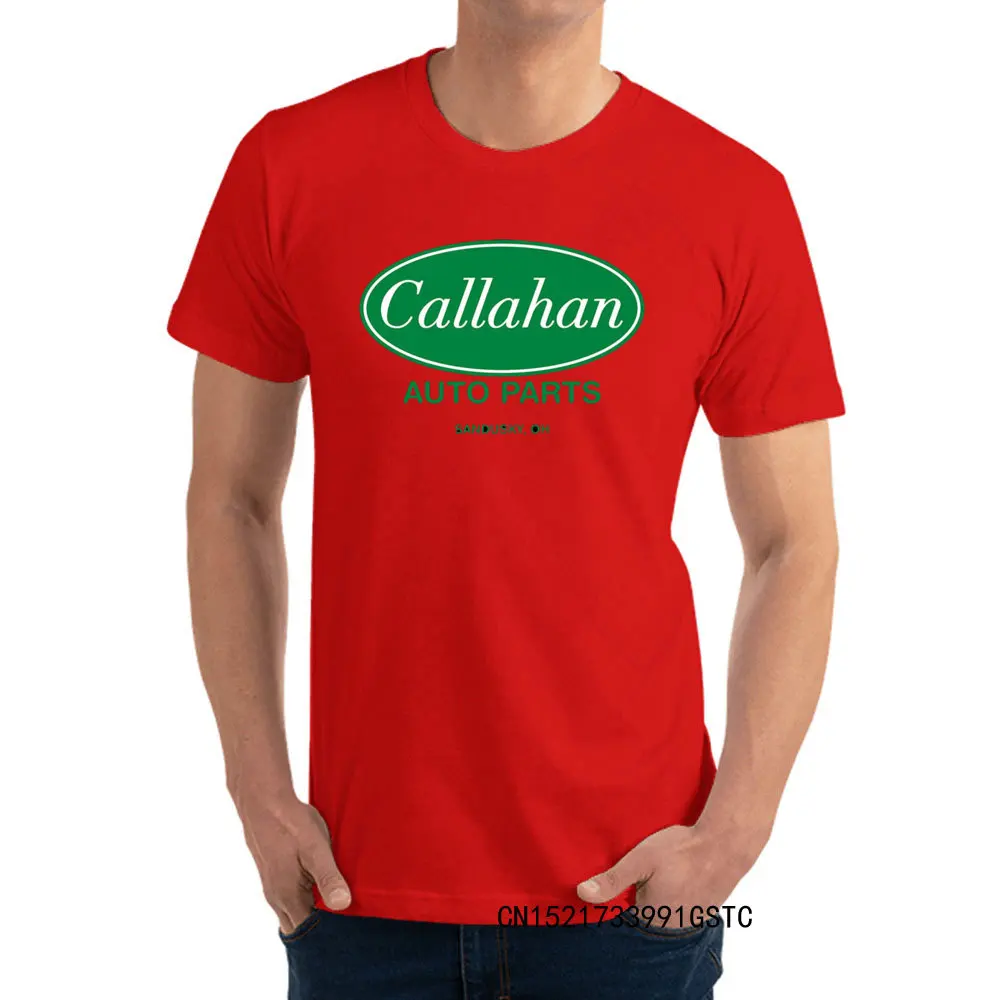 Callahan Auto Parts Plain Short Sleeve Printed Top T-shirts Cotton Fabric Crew Neck Man T Shirt Tops T Shirt Father Day