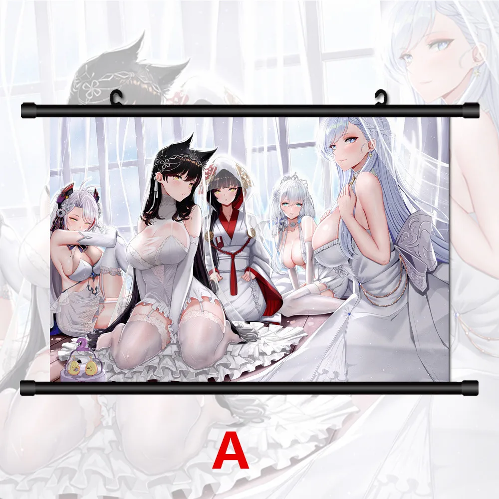 Azur Lane Prinz Eugen Illustrious Belfast Anime Posters Canvas Painting Wall Posters Wall Art Picture Decoration Home Decor