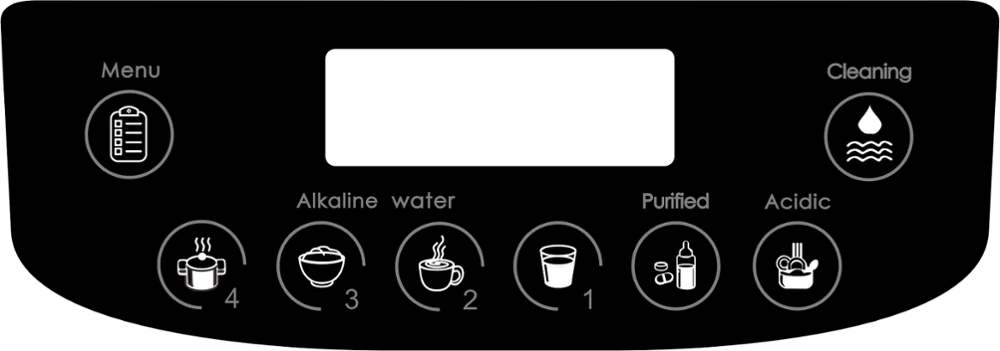 Máquina purificadora de agua, ionizador de agua LED, PH4.5-10.5, ácido alcalino, ajuste de agua de hidrógeno de alta calidad