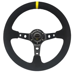 Volante deportivo de carreras para coche, accesorio Universal OM de 13 pulgadas y 320mm, de ante, plato profundo