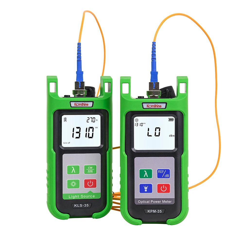 

FTTH Fiber Optic Cable Tester Tools Fiber Optic Power Meter KPM-35&Fiber Optical Light Source KLS-35-P 1310/1490/1550nm Combine