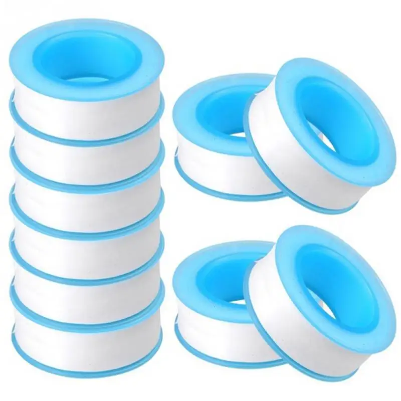 10/20 Meters PTFE Water Pipe Tape White Sealing Band Fitting Thread Seal Tape Oil-Free Belt Home Improvement Practical