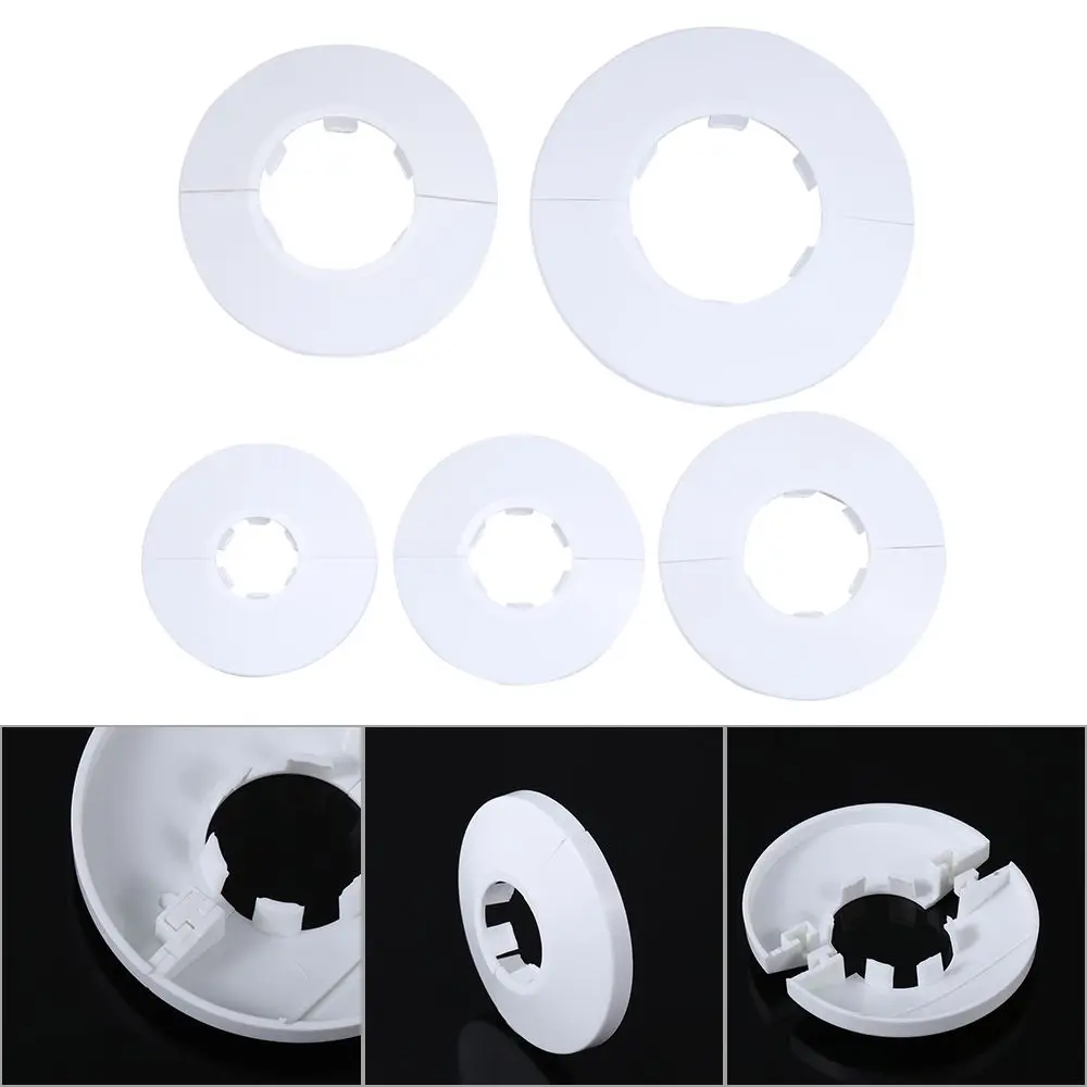 Faucet Decorative Cover Pipe Wall Covers Plastic Faucet Decor Flange Cover Wall Flange Shower Kitchen Faucet Accessories