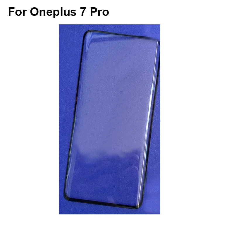 

Для One Plus 7 Pro oneplus 7 pro передняя внешняя стеклянная линза Ремонт сенсорного экрана внешнее стекло без гибкого кабеля для Oneplus 7 pro