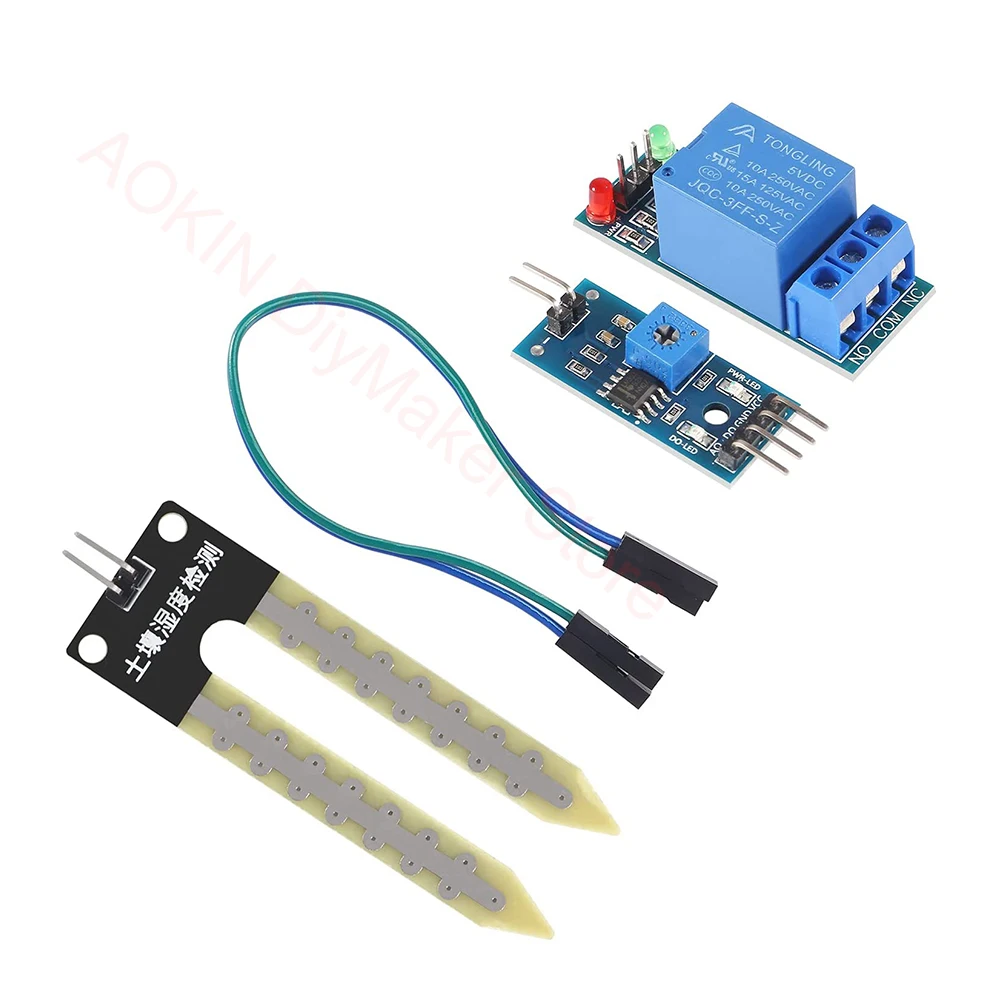 Soil Moisture Sensor Kit Automatic Watering System Manager with Mini Water Pump for Arduino DIY Kit Automatic Watering System