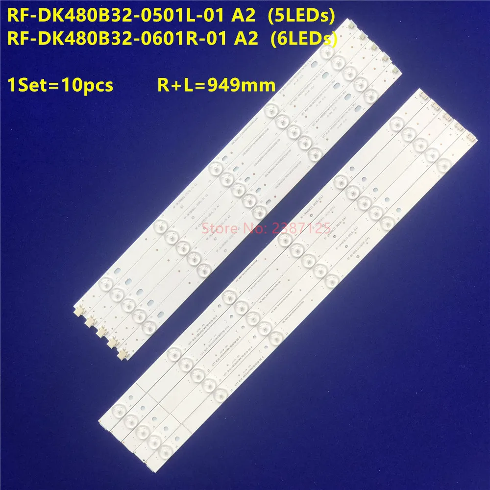 LED Backlight Strip For RF-DK480B32-0501L-01 A2 RF-DK480B32-0601R-01 48A5J LE48G3000 LE48A5000 LH48M6000 LD48U3300 LH48U3200