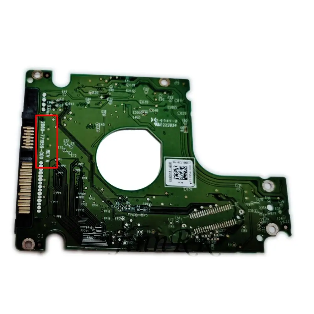 2060-771959-000 REV UN PCB della scheda logica printed circuit board 2060-771959-000 REV A WD5000LPVX-75V0TT0