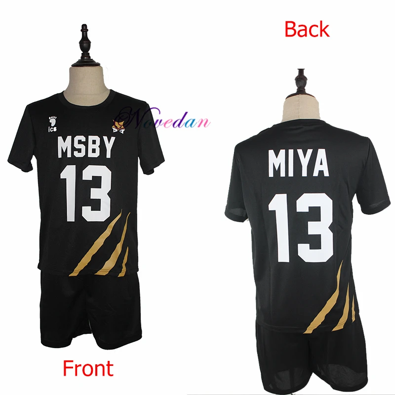 Msby Black Jackals Cosplay Costume Haikyu Volleyball Club Karasuno Nekoma Karasuno High School Sportswear Jersey Uniform