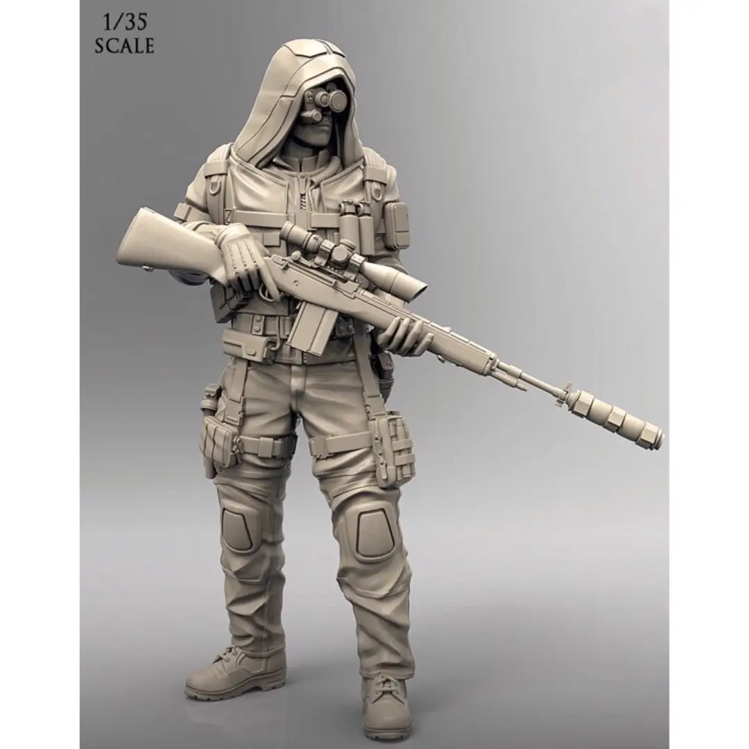 1/35 Resin Model Figure GK, Unassembled and unpainted kit
