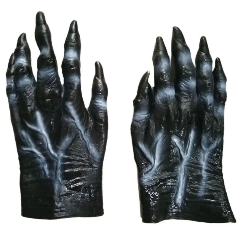 Halloween Werewolf Gloves Ghost Festival Horror Wolf Claw Party Cosplay Costume