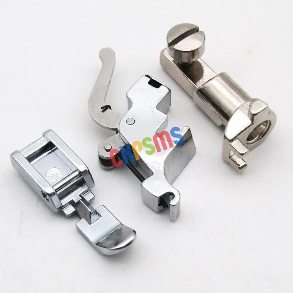 1SET Narrow Zipper Foot with Adapter FOR BERNINA OLD STYLE 530 730 830 801 930 1020 1030 1230 1260 1530 1630