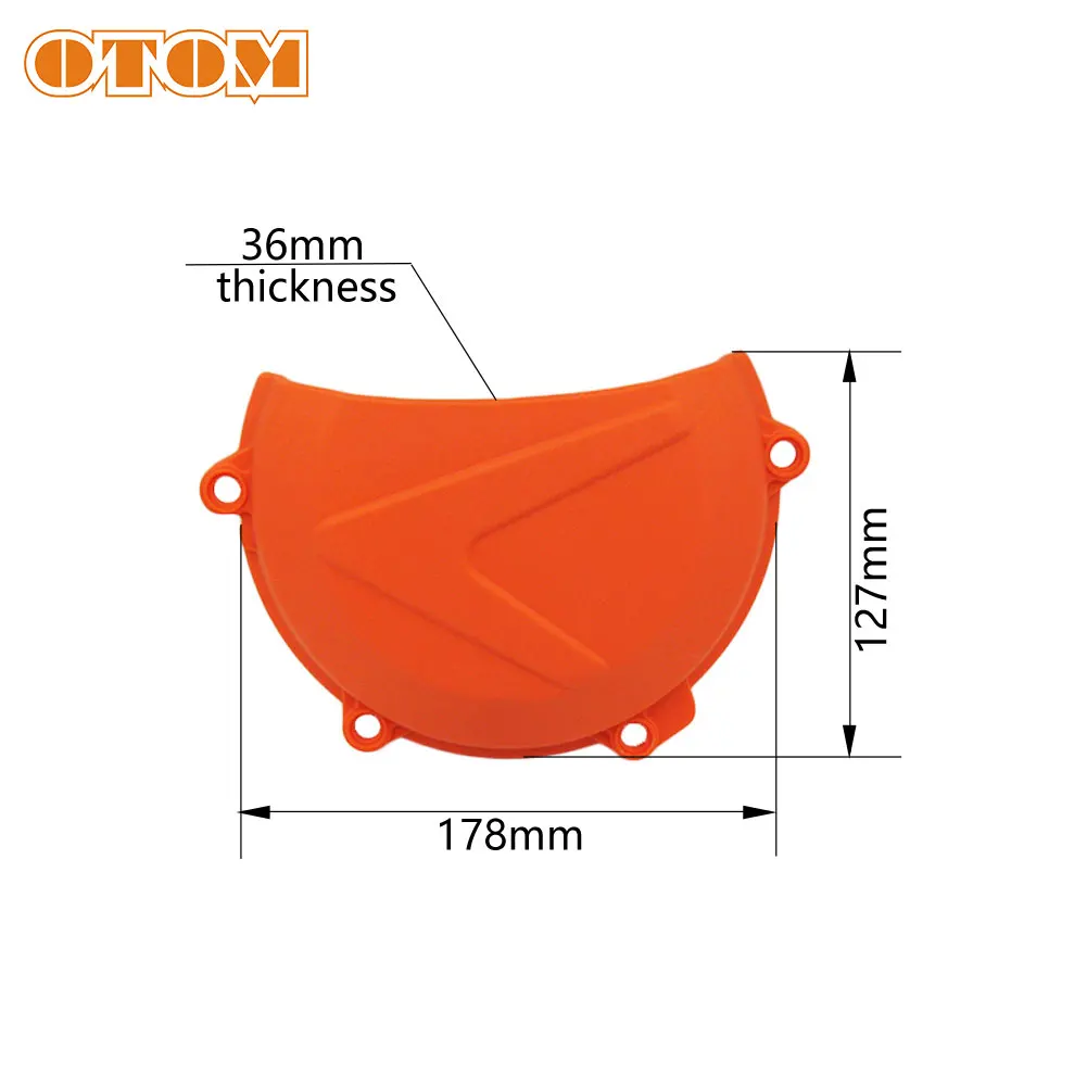 OTOM Guard Protector For KTM 250 300 EXC SX XC XC-W EXC-F HUSQVARNA TC FC TE FE 125 350 450 Motorcycle Orange Clutch Case Cover