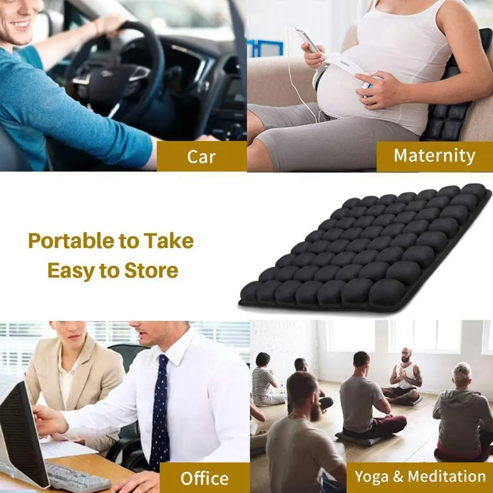 Air Seat Cushion Back Cushion For Relieving Back Sciatica Tailbone Pain Seat Pad 3D Air Cushion For Office Car Seat Wheelchair