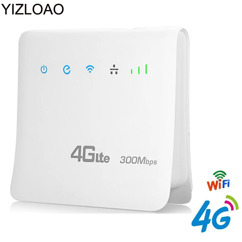 

Wi-Fi-маршрутизатор YIZLOAO CPE, 300 Мбит/с, со слотом для SIM-карты