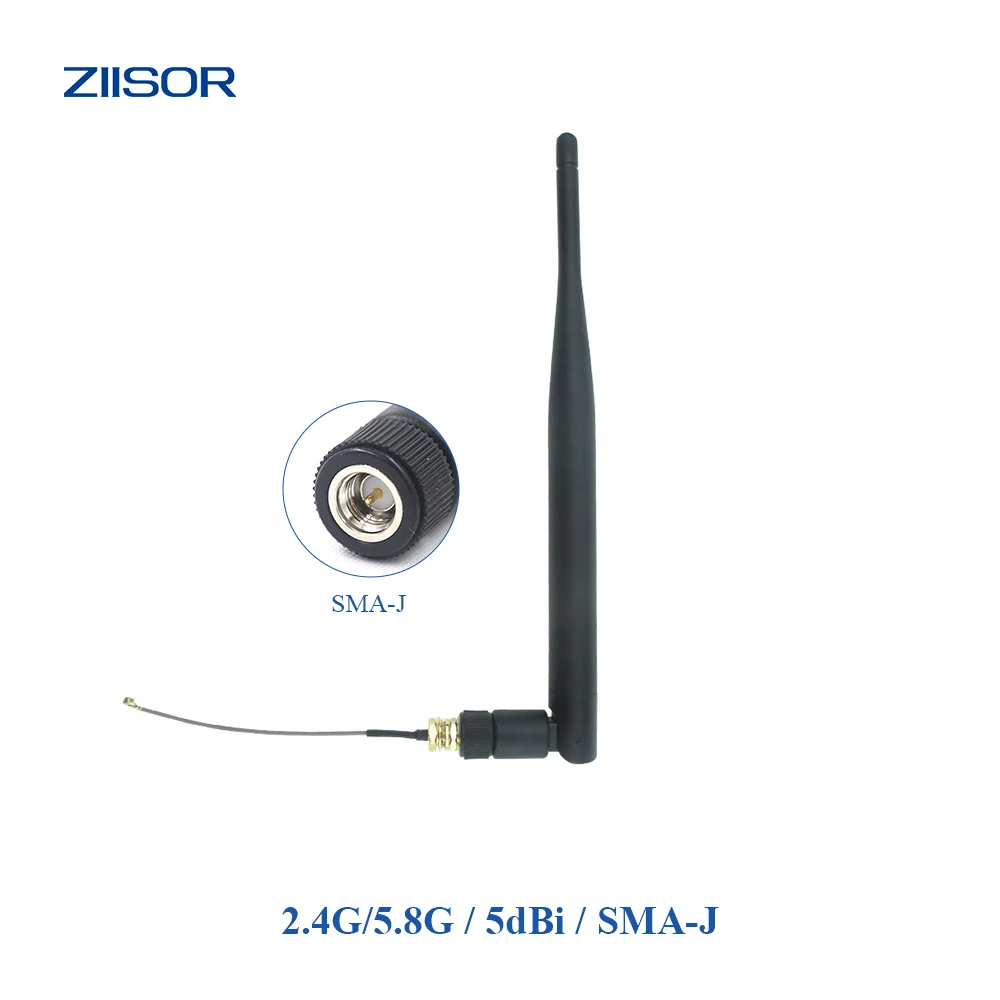 External Wifi Antenna 2.4 GHz 5.8 GHz Dual Band 5GHz for Wireless Router 2.4g Antena with Adapter Cable IPEX IPX Pigtail