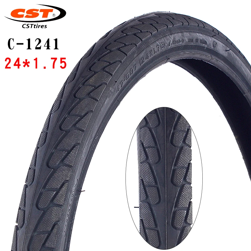 CST-Antiskid Mountain Bike Tires, Steel Wire Tire, Wear Resistant Bicycle Tire, 24 