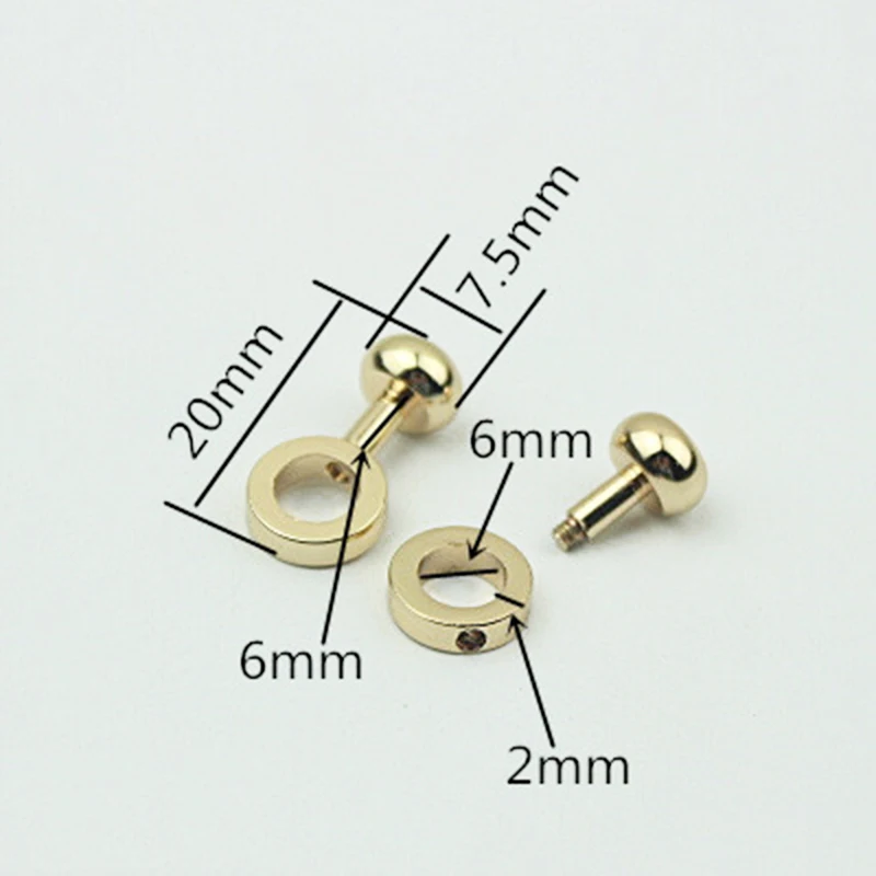 2pcs Metal Bag Modification Buckle Mini Zipper Buckle for DIY Handbag Repair Kit Replace Chain Buckle Bag Modified Accessories