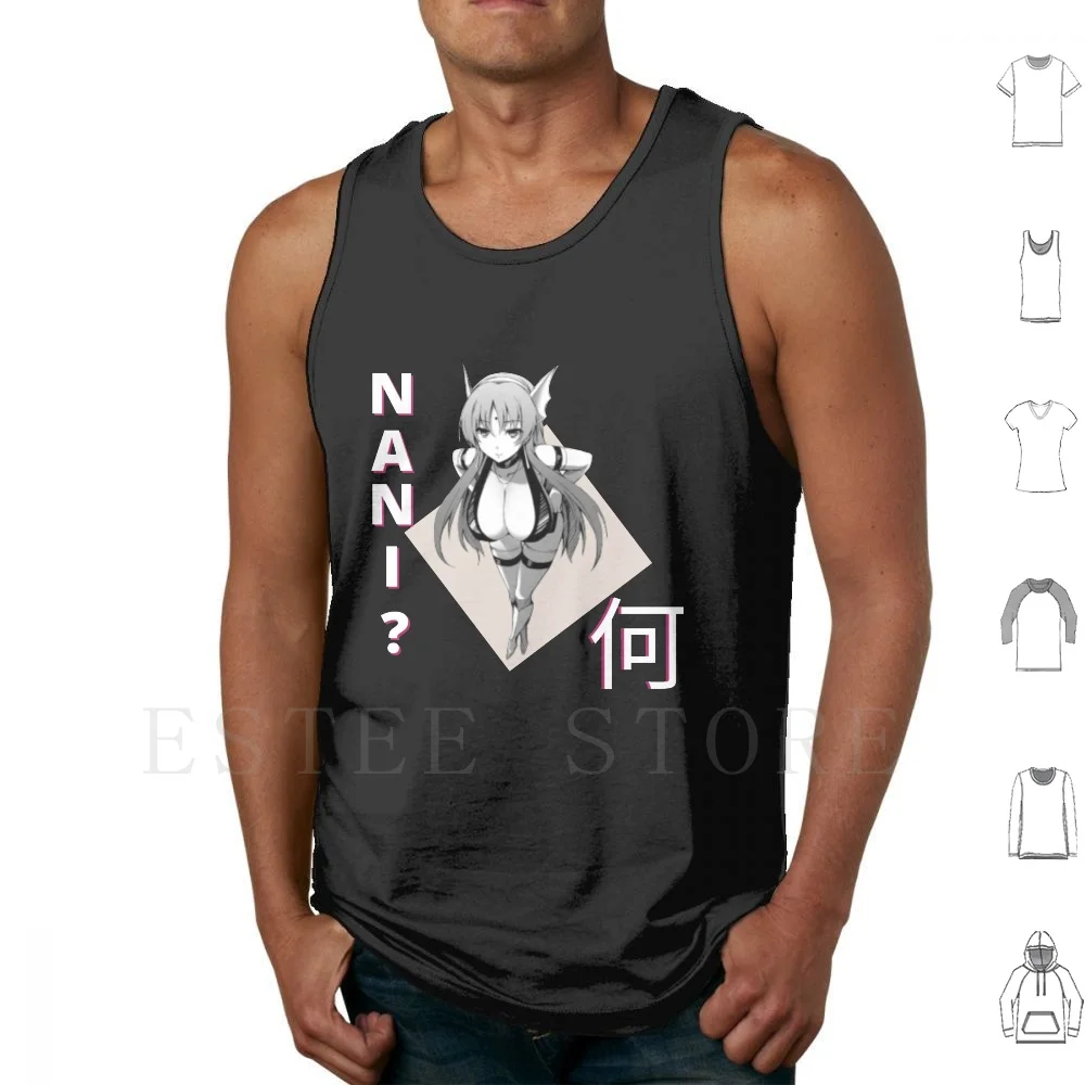 Nani ?-Anime Girl Tank Tops Vest Sleeveless Anime Manga Kawaii Sexy Anime Girl Anime Girls Weeaboo Senpai Ecchi Hentai