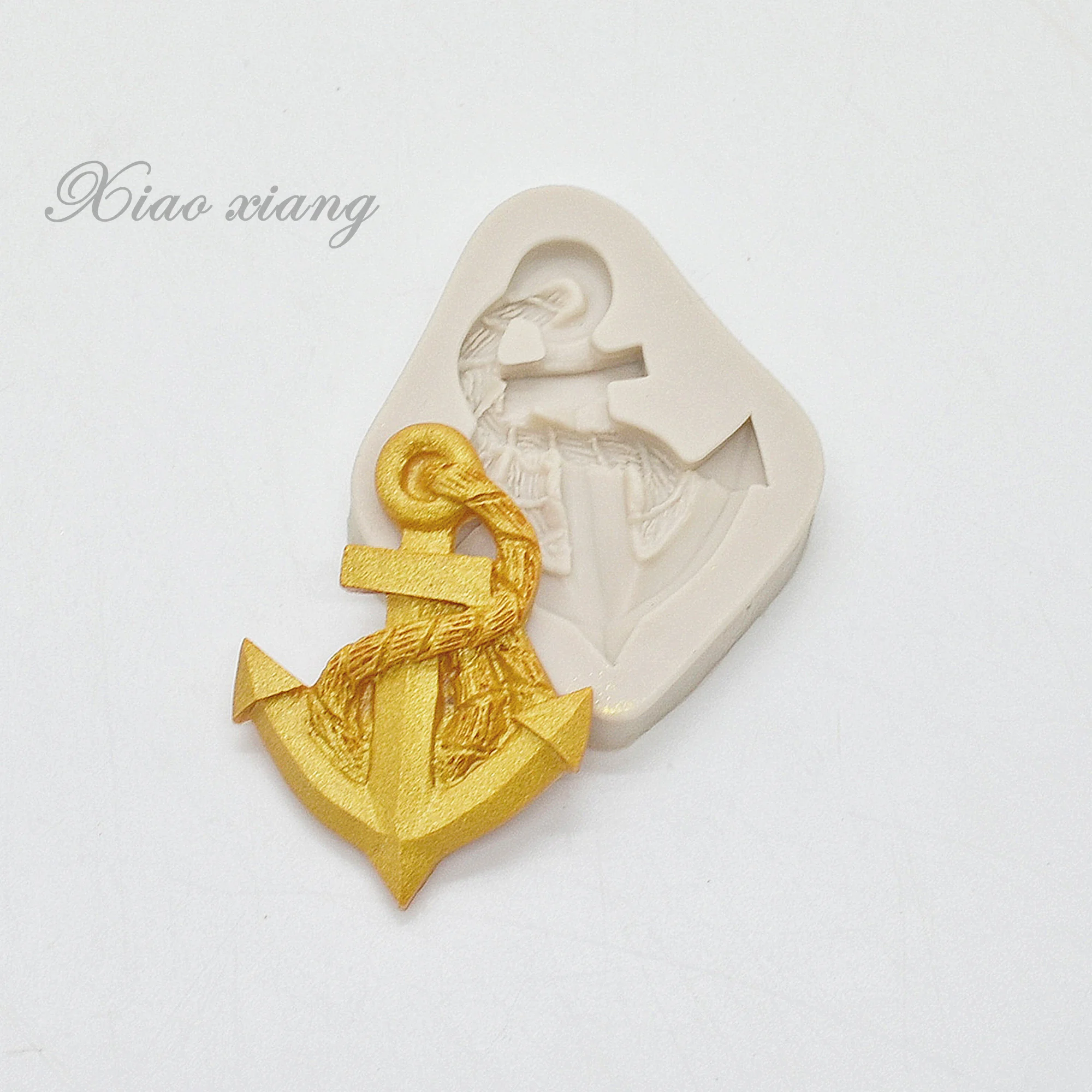 Ship\'s Anchor  Fondant Cupcake Decorating Molds Cake Silicone Molds For Baking Sugarpaste Chocolate Gumpaste Mould