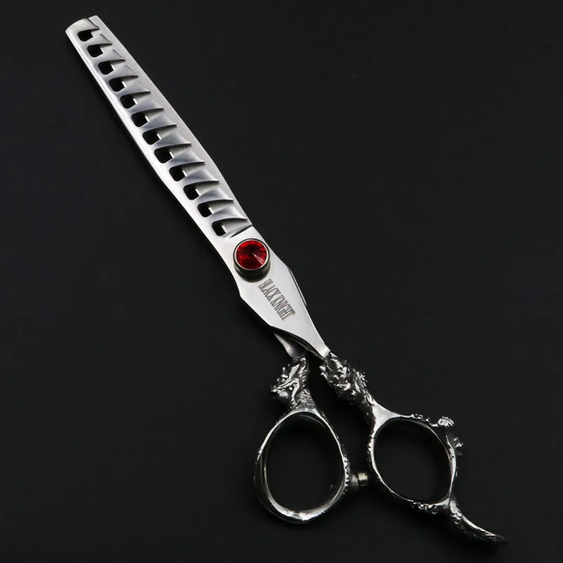 

7 Inch Professional Hairdressing Thinning Scissors Hair Salon Barber Pet Grooming Shears 12 Teeth