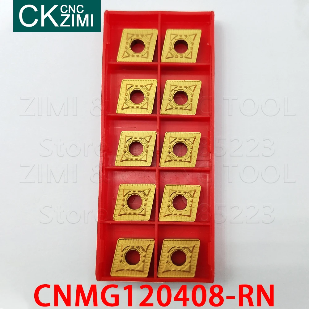 CNMG120408-RN BP010 CNMG432-RN Karbida Sisipan Eksternal Turning Sisipkan Alat CNC Logam Mesin Bubut Alat CNMG untuk Baja Stainless Steel