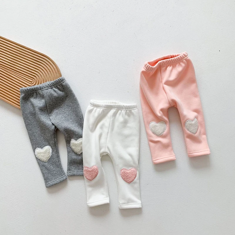 2024 New Baby Winter Pants Warm Fleece Newborn Clothes Infant Pantalones Toddler Trousers Velvet Kids Leggings Baby Girl Pants