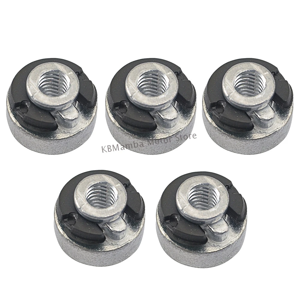 Motorcycle Rear Fender Seat Nut Kit for Harley Sportster Street Bob Softail 1996-2017 Mount Nut Bolt Quick Release Aluminum