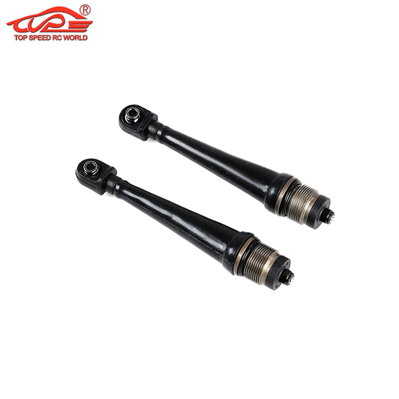 Conjunto de haste superior de amortecedor dianteiro ou traseiro de plástico 6mm para 1/5 hpi rounn baha rovan km gtb mcd baja 5b 5t 5sc caminhão rc peças de carro