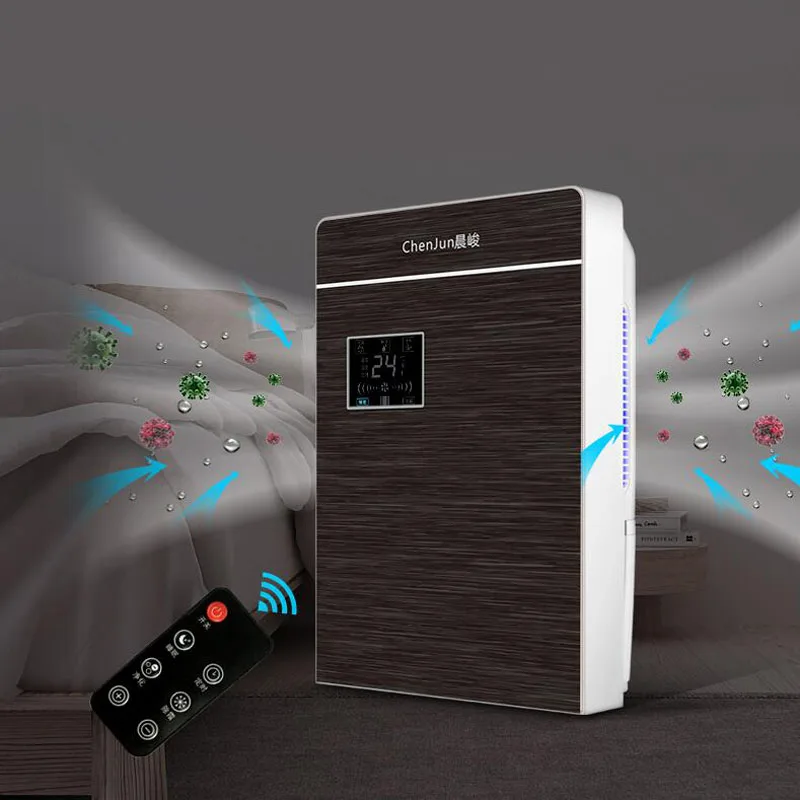 2.2l Dehumidifier Moisture Absorber Air Purifier Dehumidifier for Home Basement Bedroom Remote Control External Water Pipe