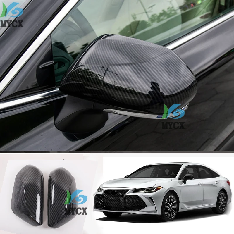 

For Toyota Avalon 2019 2020 Car Accessories abs carbon fiber rearview mirror cover reversing mirror cover